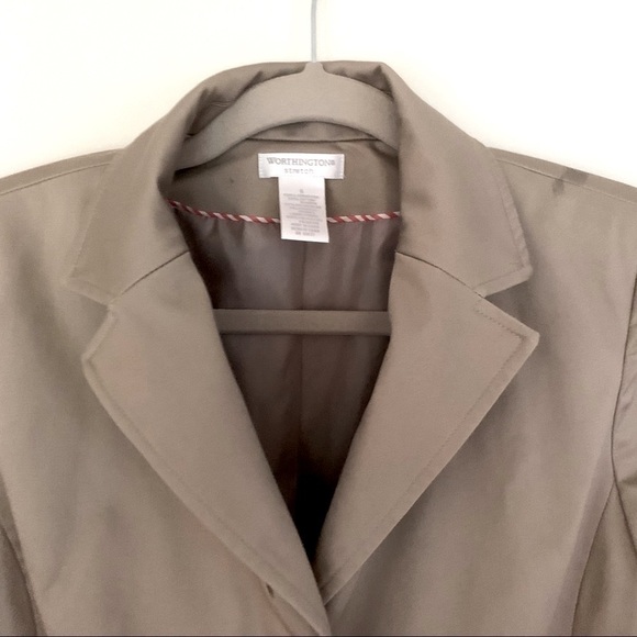 WORTHINGTON Stretch Khaki Blazer - Picture 3 of 13